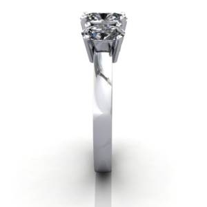 Multi stone Diamond Ring, PDM2, Platinum, SV, Oval