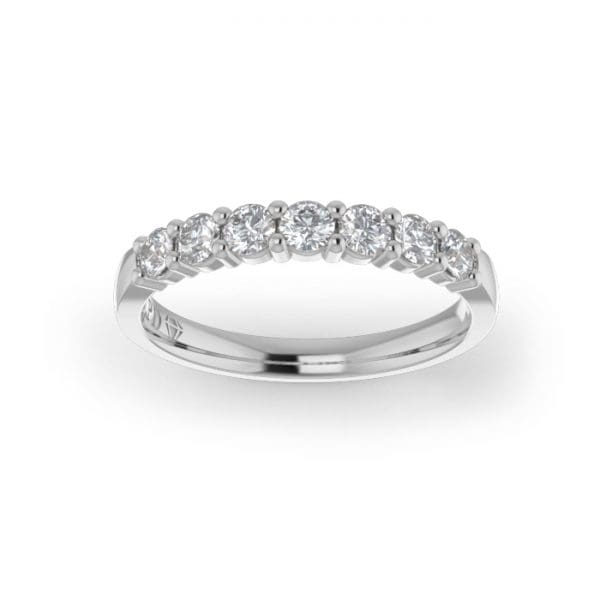 Ladies-Wedding-Platinum-Diamond-Ring-Shared-Claw-2.5mm
