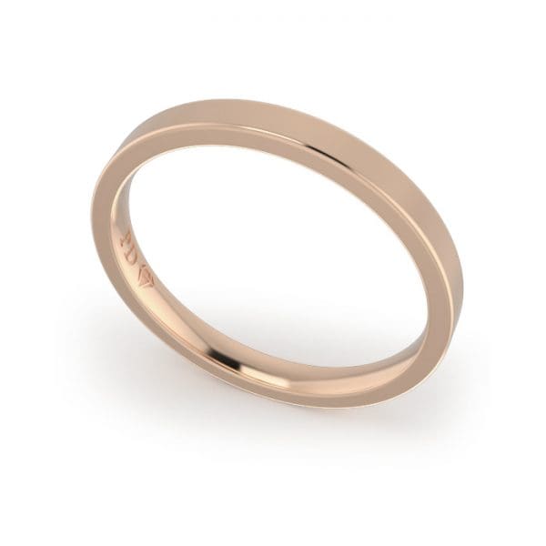 Ladies-Wedding-Ring-Rose-Gold-Flat-2.5mm