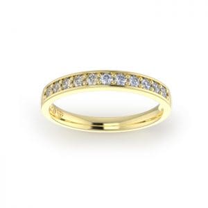Ladies-Wedding-YG-Diamond-Ring-Pave-2.5mm