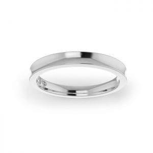 Ladies-Wedding-Ring-PLAT-Concave-Top-2.50mm