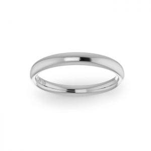 white gold wedding ring 3mm