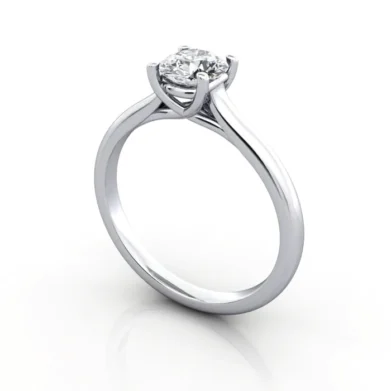 Diamond Ring RS16 Platinum 3D