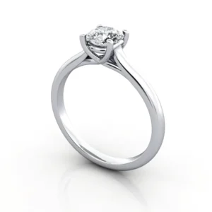 Diamond Ring RS16 White Gold 3D