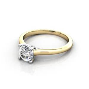 Diamond Ring RS16 Yellow Gold LF