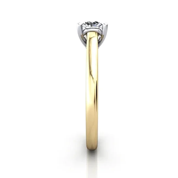 Diamond Ring RS16 Yellow Gold SV