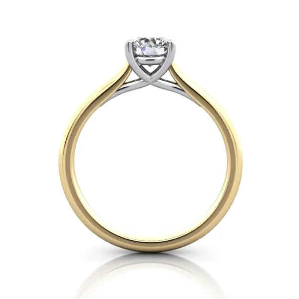 Diamond Ring RS16 Yellow Gold TF