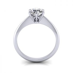 Diamond Ring RS4-round-PLAT-TF