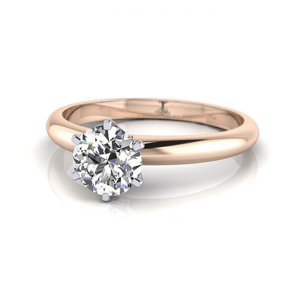 Engagement Ring, Rose Gold, RS2, LF