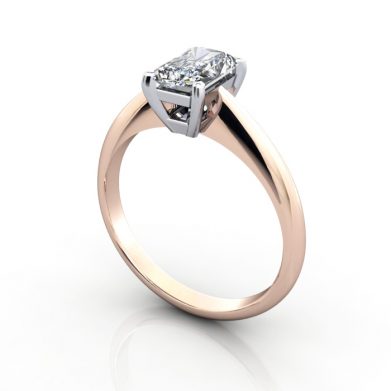 Radiant Engagement Ring, Platinum, RS6 3D Thumb
