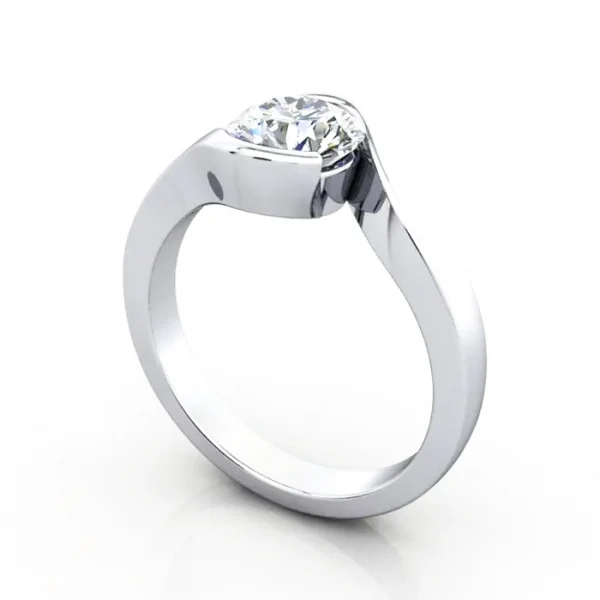 Solitaire-Engagement-Ring-Round-Brilliant-Diamond-RS24-Platinum-3D
