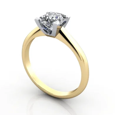 Solitaire-Engagement-Ring-Princess-Cut-Diamond-RS33-Platinum-3D