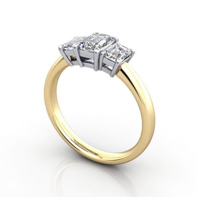 Trilogy-Diamond-Ring-RT4-Emerald-Cut-Diamond-Platinum-3D-600x600