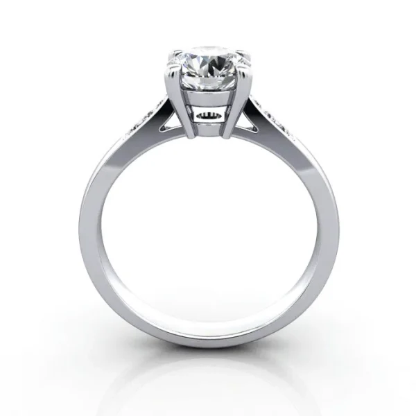 Modernist Revival Diamond Ring - Jennifer Dawes Design
