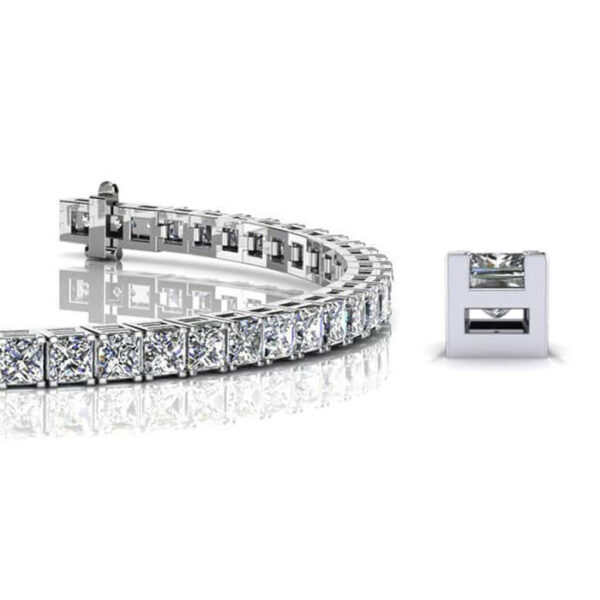 Diamond Bracelet SB847 White Gold image 3