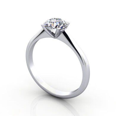 Diamond Ring RS3 Platinum 3D 1