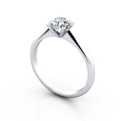 Diamond Ring RS3 White Gold 3D 1